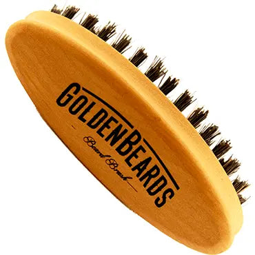 Golden Beards travel beard brush for trips