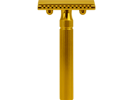 Golden Shave Handmade Safety Razor - Double Head HYBRIDA -