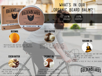 Beard Balm Organic Toscana