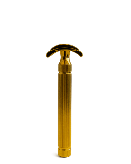 Golden Shave Handmade Safety Razor - Double Head HYBRIDA -