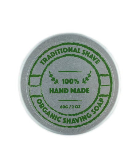 Handmade Organic Shaving Soap - 60ML