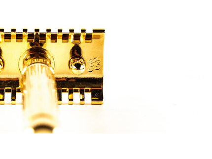 Golden Shave Handmade Safety Razor - Double Head HYBRIDA -