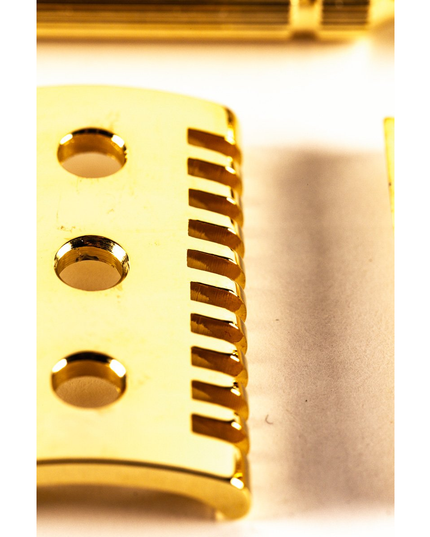 Golden Shave Handmade Safety Razor - Double Head HYBRIDA -