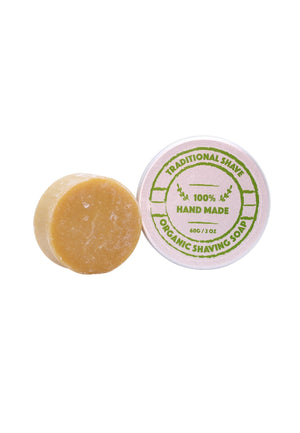 Handmade Organic Shaving Soap - 60ML