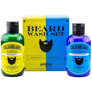 Beard Wash Set ( Skäggschampo + Skäggbalsam (Conditioner) )