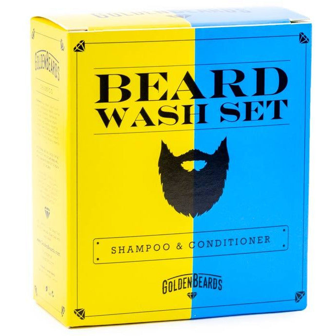 Beard Wash Set ( Skäggschampo + Skäggbalsam (Conditioner) )