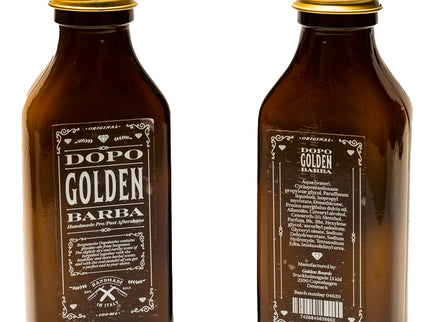 Pre/Dopo Golden Aftershave Barba