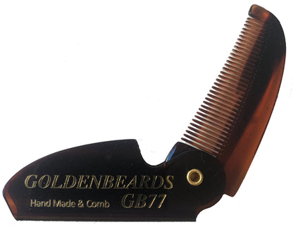Limited Edition Kent 87T Folding Beard & Mustache Comb