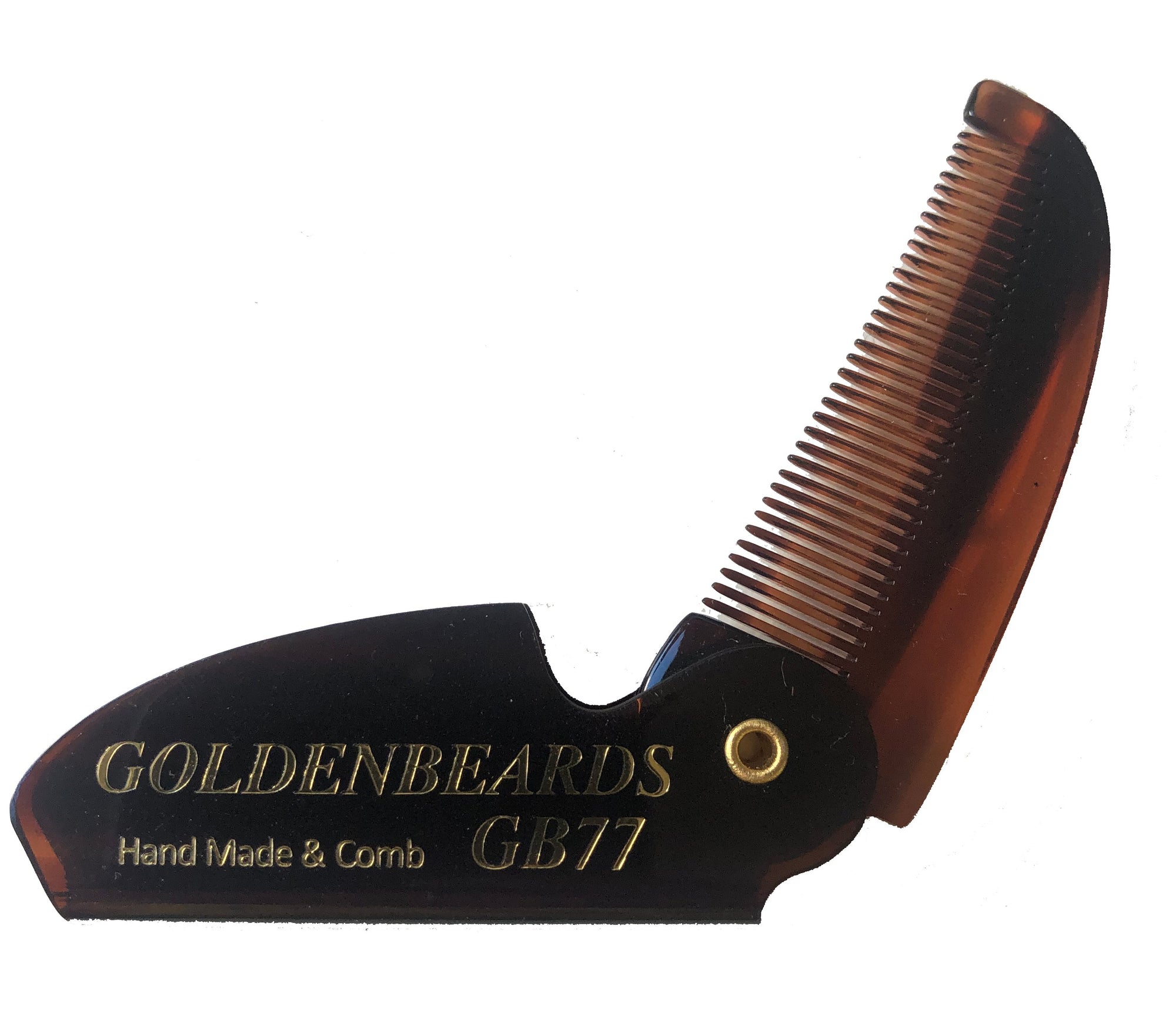 Golden Beards GB 77T Folding Beard & Mustache Comb