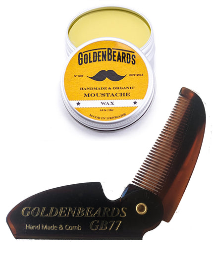 Mustaschvax + GB77 Folding Comb - Special Edition