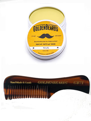 Moustache Wax + GB 71 Comb